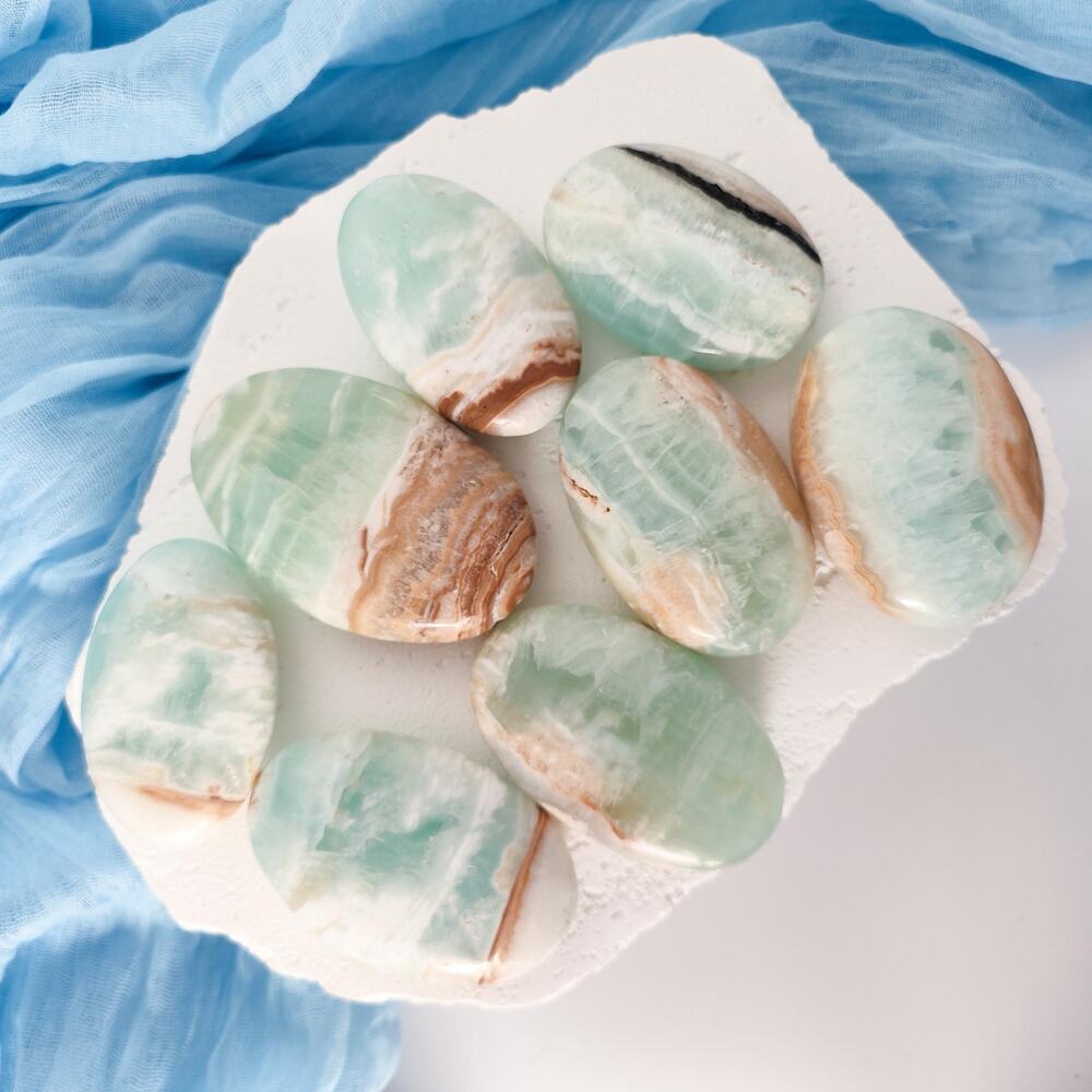 Caribbean Calcite Palm Stone